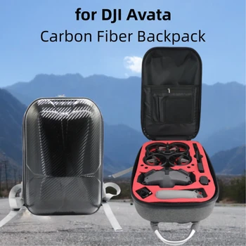Рюкзак для дрона для DJI Avata, сумка из углеродного волокна с жемчужным хлопковым вкладышем, защитный ящик для хранения аксессуаров DJI Avata