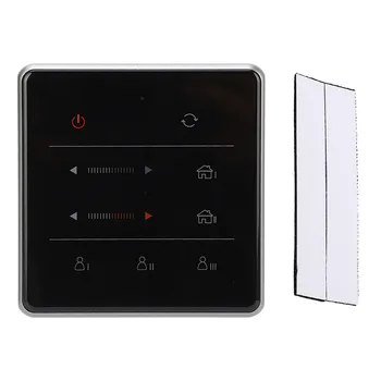 Сенсорная панель умного дома Настенный выключатель Smart Touch Panel с низким энергопотреблением Беспроводной пульт дистанционного управления приложением для затемнения