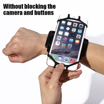 Спортивная повязка Универсальный наружный держатель телефона чехол для запястья сумка для телефона для бега в тренажерном зале чехол-повязка для iPhone 14 13 Samsung Xiaomi