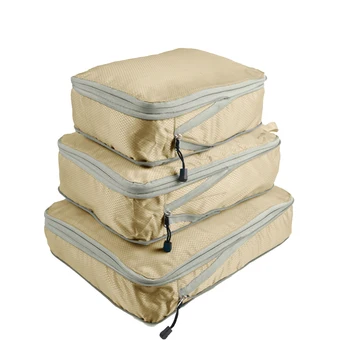 Сумки Компрессионные Мешки Водонепроницаемая упаковка Дорожный Большой набор для хранения кубиков Органайзер для чемодана в багажнике Вместимость для переноски