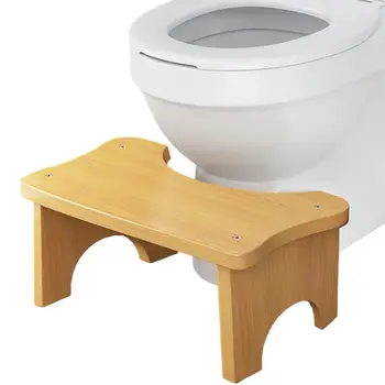 Табурет для какашек с нескользящим сиденьем для унитаза, портативный Домашний Стул для взрослых, аксессуары для ванной комнаты для туалета и положения какашек