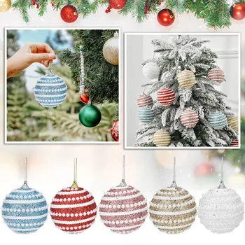 Украшение Рождественской елки Подвесной шар Рождественское украшение для дома Natal Noel Deco Подвесной шар Украшение Рождественской елки