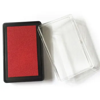 Фетровая подушечка для штампов с красными чернилами для вырезок Прочные легкие подушечки для штампов Бумага Дерево Ткань