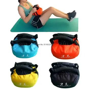 Фитнес-гиря с регулируемым весом, Портативный мешок с песком, Сверхмощный тренировочный мешок с песком, Гантели для тяжелой атлетики, оборудование для домашних тренировок.