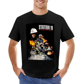 Футболка Heroes of Station 19, милые топы, черные футболки для мужчин