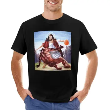 Футболка Jesus vs Satan in Basketbal, быстросохнущая рубашка, топы большого размера, быстросохнущая футболка, простые белые футболки для мужчин