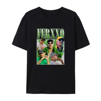 Хлопковая футболка Ferxxo, футболки с принтом рэпера Фейда, мужские и женские Летние футболки с коротким рукавом в стиле хип-хоп, популярные уличные модные топы для хипстеров