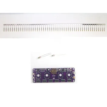 Электронный набор для поделок zirrfa in12 nixie Tube цифровые светодиодные часы подарочная печатная плата PCBA, без светящихся ламп