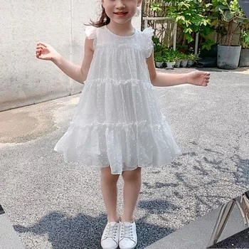 2023 Новая Корейская мода, Винтажное Милое Кавайное Шикарное Элегантное Хипстерское платье для девочек, Свободная Повседневная драпировка, однотонный халат без рукавов.